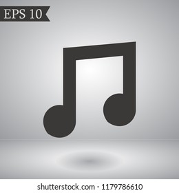 music vector icon 10 eps