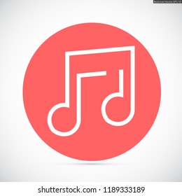 music vector icon 10 eps
