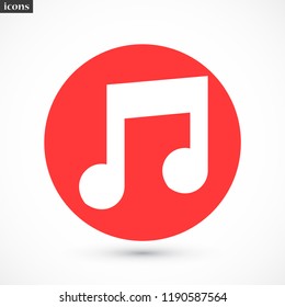 music vector icon 10 eps
