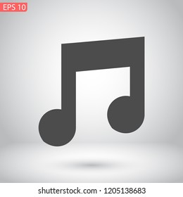 music vector icon 10 eps
