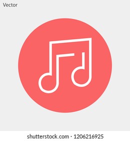 music vector icon 10 eps