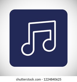 music vector icon 10 eps