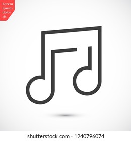 music vector icon 10 eps