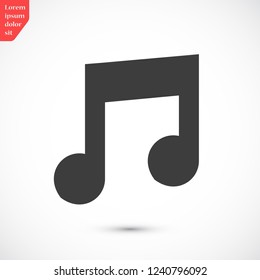 music vector icon 10 eps