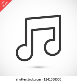 music vector icon 10 eps