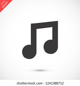 music vector icon 10 eps
