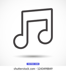 music vector icon 10 eps