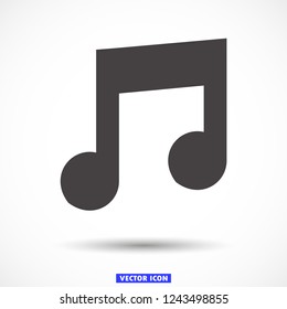 music vector icon 10 eps