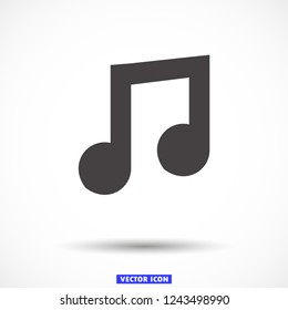 music vector icon 10 eps