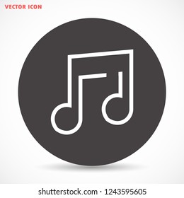 music vector icon 10 eps