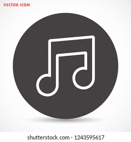 music vector icon 10 eps