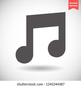 music vector icon 10 eps