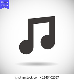 music vector icon 10 eps