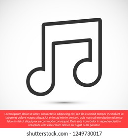 music vector icon 10 eps