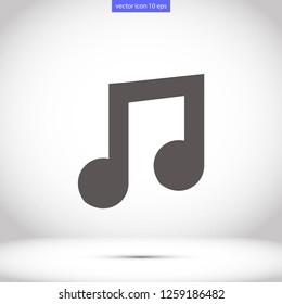 music vector icon 10 eps