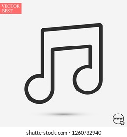 music vector icon 10 eps
