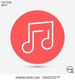 music vector icon 10 eps