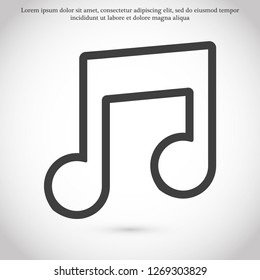 music vector icon 10 eps