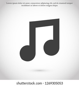 music vector icon 10 eps