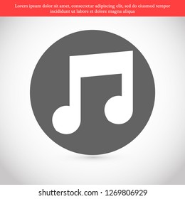 music vector icon 10 eps