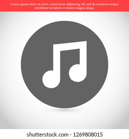 music vector icon 10 eps