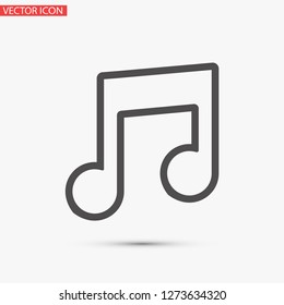 music vector icon 10 eps