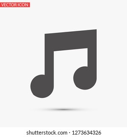 music vector icon 10 eps