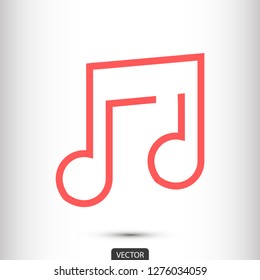 music vector icon 10 eps