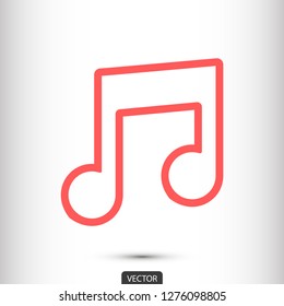 music vector icon 10 eps