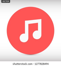 music vector icon 10 eps
