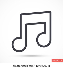 music vector icon 10 eps
