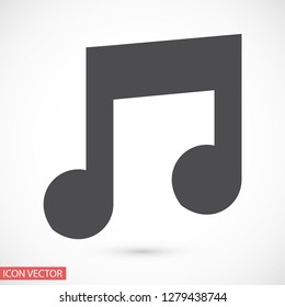 music vector icon 10 eps
