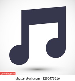 music vector icon 10 eps
