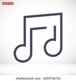 music vector icon 10 eps