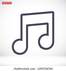 music vector icon 10 eps