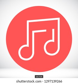 music vector icon 10 eps