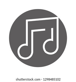 music vector icon 10 eps