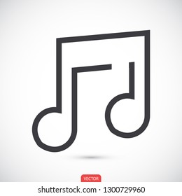 music vector icon 10 eps