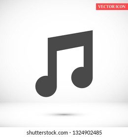 music vector icon 10 eps