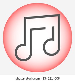 music vector icon 10 eps