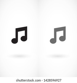 music vector icon 10 eps  Flat design