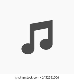 music vector icon 10 eps , Lorem ipsum Flat design
