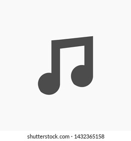 music vector icon 10 eps , Lorem ipsum Flat design