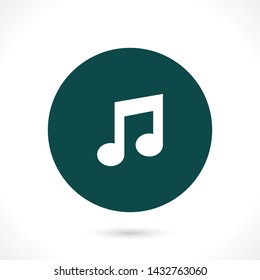 music vector icon 10 eps , Lorem ipsum Flat design