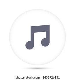 music vector icon 10 eps , Lorem ipsum Flat design