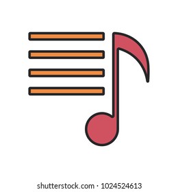 Music vector icon