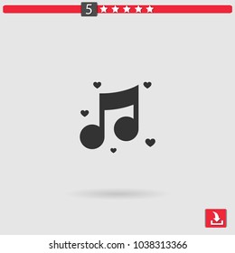 music vector icon