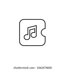 music vector icon