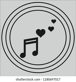 music vector icon