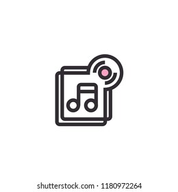 music vector icon